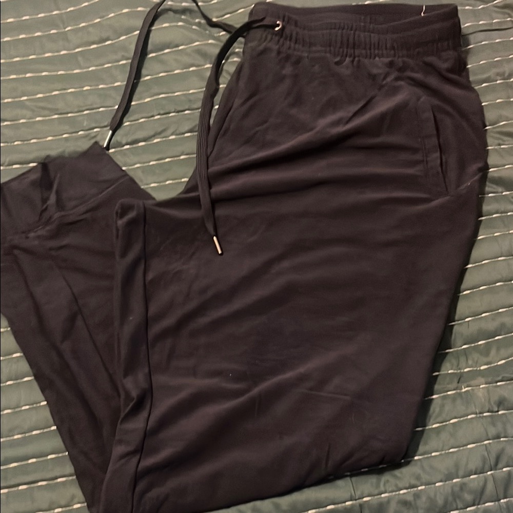 Navy athletic joggers